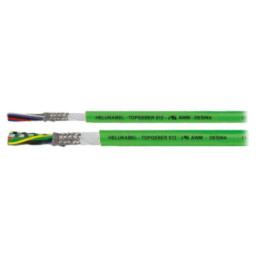Cablu: pentru servomotoare; hibrid,TOPGEBER 512; verde; litat