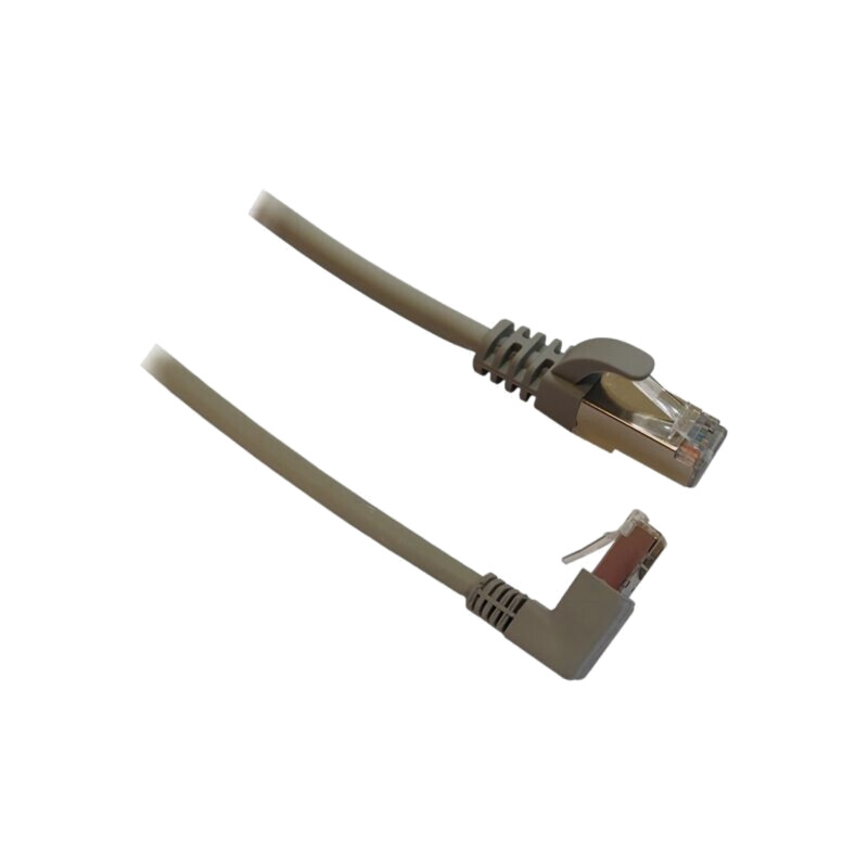 Patch cord; RJ45 mufă,RJ45 mufă în unghi superioară; U/UTP; 5e