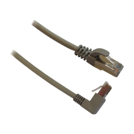 Patch cord; RJ45 mufă,RJ45 mufă în unghi superioară; U/UTP; 5e