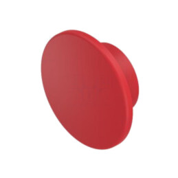 Lentilă pentru buton; 14; roşie; plastic; Ø40mm