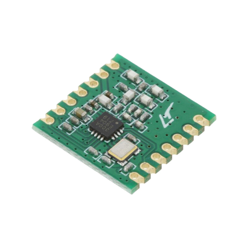 Modul: RF; emiţător-receptor FM; FSK,GFSK,OOK; 433,92MHz; SPI