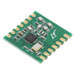 Modul: RF; emiţător-receptor FM; FSK,GFSK,OOK; 433,92MHz; SPI