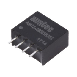Convertor: DC/DC; 1W; Uintr: 21,6÷26,4VDC; Uieş: 3,3VDC; Iieş: 303mA