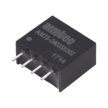 Convertor: DC/DC; 1W; Uintr: 21,6÷26,4VDC; Uieş: 3,3VDC; Iieş: 303mA