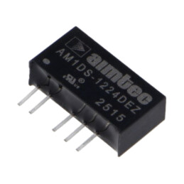 Convertor: DC/DC; 1W; Uintr: 9,6÷14,4VDC; Uieş: 24VDC; Uieş2: -24VDC