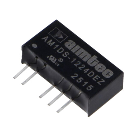 Convertor: DC/DC; 1W; Uintr: 9,6÷14,4VDC; Uieş: 24VDC; Uieş2: -24VDC