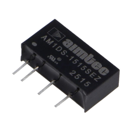 Convertor: DC/DC; 1W; Uintr: 12÷18VDC; Uieş: 15VDC; Iieş: 67mA; SIP7
