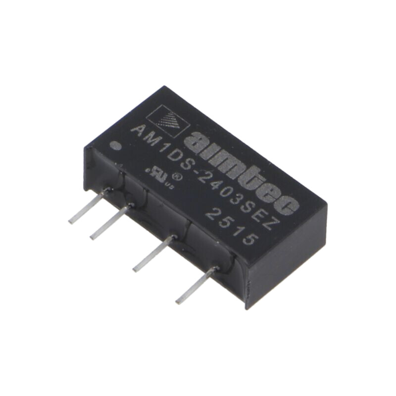Convertor: DC/DC; 1W; Uintr: 19,2÷28,8VDC; Uieş: 3,3VDC; Iieş: 303mA