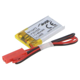 Acumul: Li-Po; 3,7V; 85mAh; cabluri,contector JST SYP-02T-1