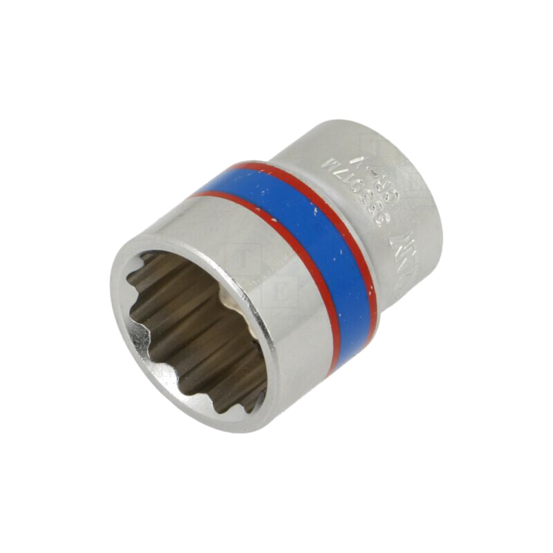 Cap; 12-puncte,tubulară; 17mm; 3/8"; Lung.manşon: 29mm; scurtă Cap; 12-puncte,tubulară; 17mm; 3/8"; Lung.manşon: 29mm; scurtă
