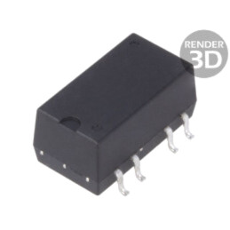 Convertor: DC/DC; 1W; Uintr: 11,4÷12,6VDC; Uieş: 5VDC; Iintr: 120mA