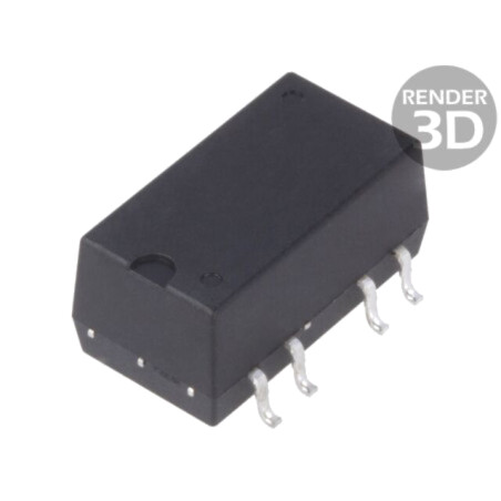 Convertor: DC/DC; 1W; Uintr: 11,4÷12,6VDC; Uieş: 5VDC; Iintr: 120mA