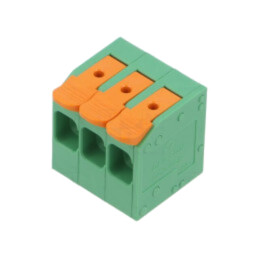 Conector: regletă de conexiuni pt.PCB; Terminal; 41A; 1kV; verde