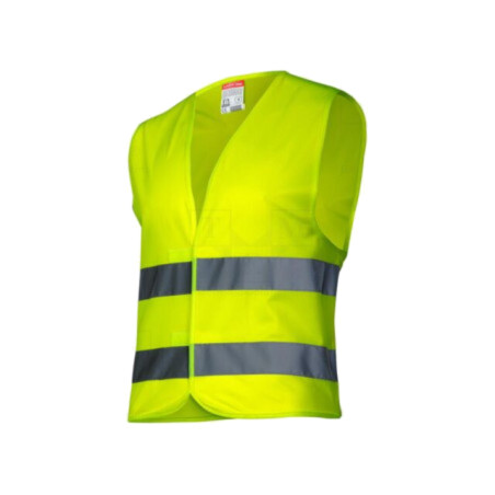 Vestă reflectorizantă; Dimensiune: M; galbenă; Fixare: arici