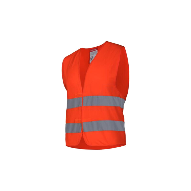 Vestă reflectorizantă; Dimensiune: L; portocalie; Fixare: arici Vestă reflectorizantă; Dimensiune: L; portocalie; Fixare: arici