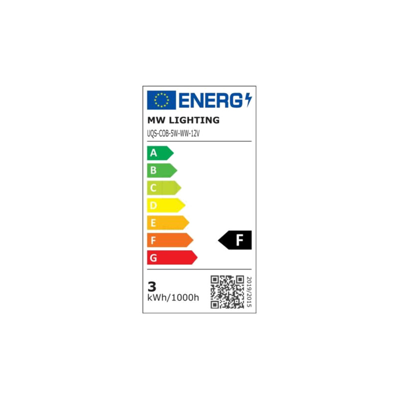 Bandă LED COB; alb cald; LED/m: 320; 8mm; IP20; 180°; 5W/m; 12VDC Bandă LED COB; alb cald; LED/m: 320; 8mm; IP20; 180°; 5W/m; 12VDC