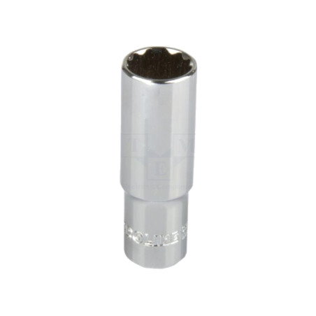 Cap; 12-puncte,tubulară; 13mm; 1/2"; Lung.manşon: 77mm; lungă
