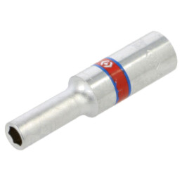 Cap; 6-puncte,în ţoli,tubulară; HEX 3/16"; 1/4"; 50mm; lungă