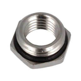 Reducţie filet pentru presgarnituri; Filet int: M12; alamă; 18mm