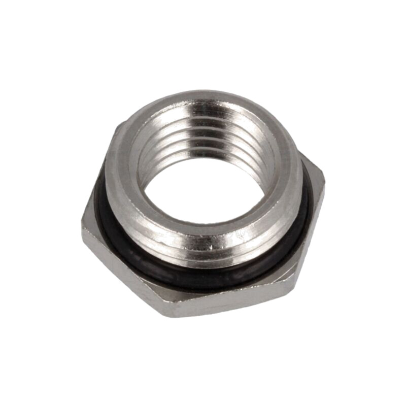 Reducţie filet pentru presgarnituri; Filet int: M12; alamă; 18mm Reducţie filet pentru presgarnituri; Filet int: M12; alamă; 18mm