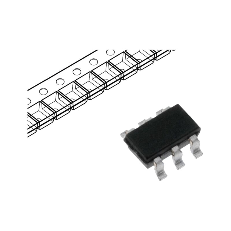 IC: convertor D/A; 8bit; 188ksps; Ch: 1; SOT23-6; 2,7÷5,5VDC IC: convertor D/A; 8bit; 188ksps; Ch: 1; SOT23-6; 2,7÷5,5VDC