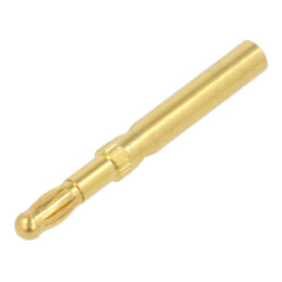 Conector: banană 4mm; mufă; 19A,32A; aurit