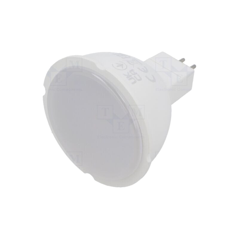 Lampă LED; alb cald; MR16; 12VDC; 320lm; 4W; 120°; 3000K Lampă LED; alb cald; MR16; 12VDC; 320lm; 4W; 120°; 3000K