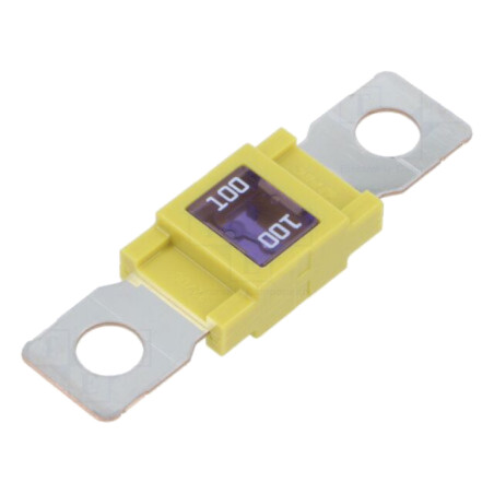 Siguranţă: siguranţă; 100A; 32VDC; auto; 68mm; şurub M8; 68x18,3mm