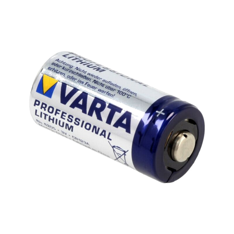 Baterie: litiu; CR123A,CR17345; 3V; 1600mAh; nereîncărcabilă Baterie: litiu; CR123A,CR17345; 3V; 1600mAh; nereîncărcabilă