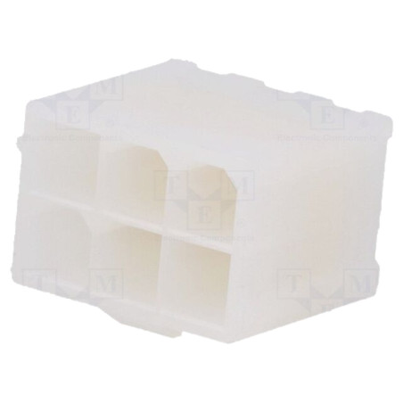 Conector: cablu-placă; soclu; tată; PIN: 6; Mini-Fit Jr; drept; 9A