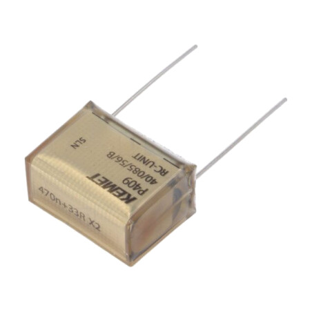 Condensator: de hârtie; X2; 470nF; 275VAC; 25,4mm; ±20%; THT; P409