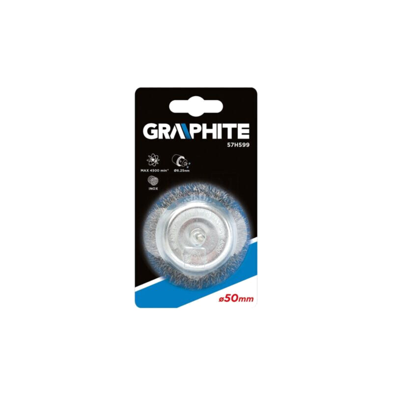 Perie frontală; 50mm; Ø: 6,25mm; oţel,Oţel rezistent la acizi Perie frontală; 50mm; Ø: 6,25mm; oţel,Oţel rezistent la acizi