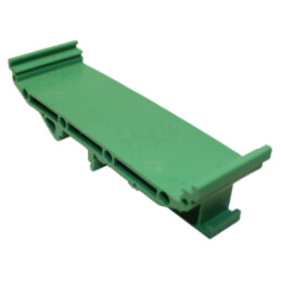 Mâner pt.şină DIN; Corp: verde