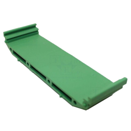Mâner pt.şină DIN; Corp: verde