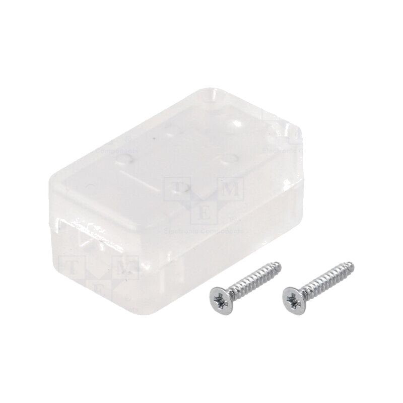 Carcasă: pt.USB; X: 20mm; Y: 35mm; Z: 15,5mm; ABS; semitransparent