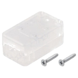 Carcasă: pt.USB; X: 20mm; Y: 35mm; Z: 15,5mm; ABS; semitransparent