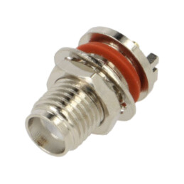 Conector: SMA; soclu; mamă; de margine; orizontală; SMT; PTFE; aurit