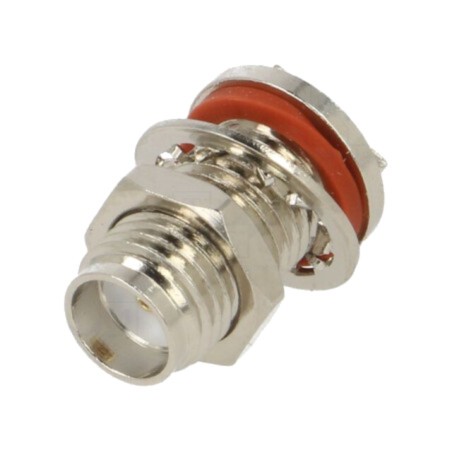 Conector: SMA; soclu; mamă; de margine; orizontală; SMT; PTFE; aurit