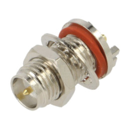 Conector: RP-SMA; soclu; tată; de margine; orizontală; SMT; PTFE
