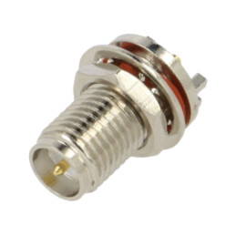 Conector: RP-SMA; soclu; tată; de margine; orizontală; SMT; PTFE