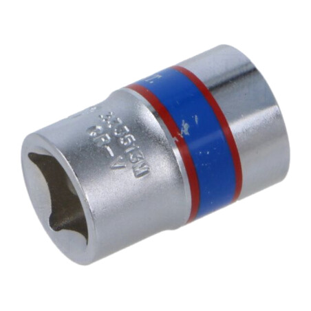 Cap; 6-puncte,tubulară; 13mm; 3/8"; Lung.manşon: 27mm; scurtă