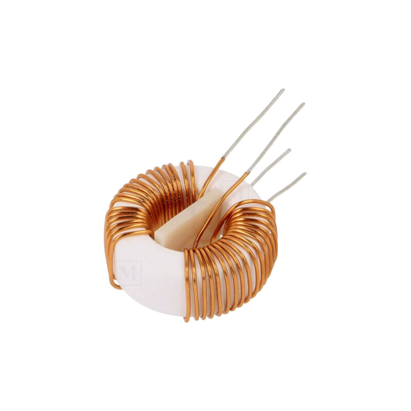 Inductor: fir; THT; 3A; 40mΩ; -20÷50%; DTS-25; verticală; 230VAC Inductor: fir; THT; 3A; 40mΩ; -20÷50%; DTS-25; verticală; 230VAC