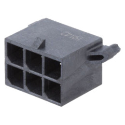 Conector: cablu-placă; soclu; tată; PIN: 6; Mega-Fit; drept; 600V