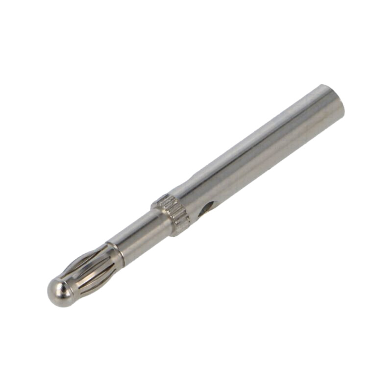 Conector: banană 4mm; mufă; 19A,32A; nichelat Conector: banană 4mm; mufă; 19A,32A; nichelat
