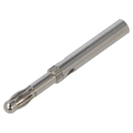 Conector: banană 4mm; mufă; 19A,32A; nichelat