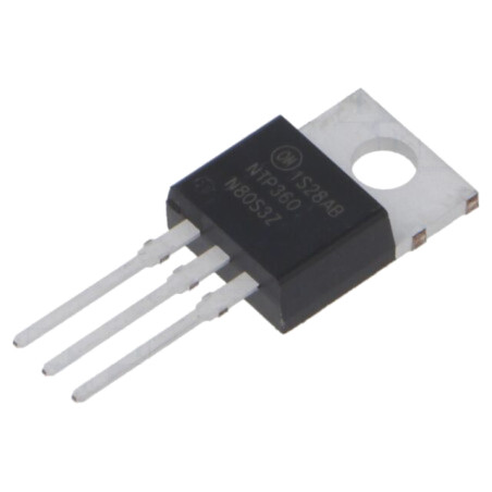 Tranzistor: N-MOSFET; unipolar; 800V; 13A; Idm: 32,5A; 96W; TO220-3