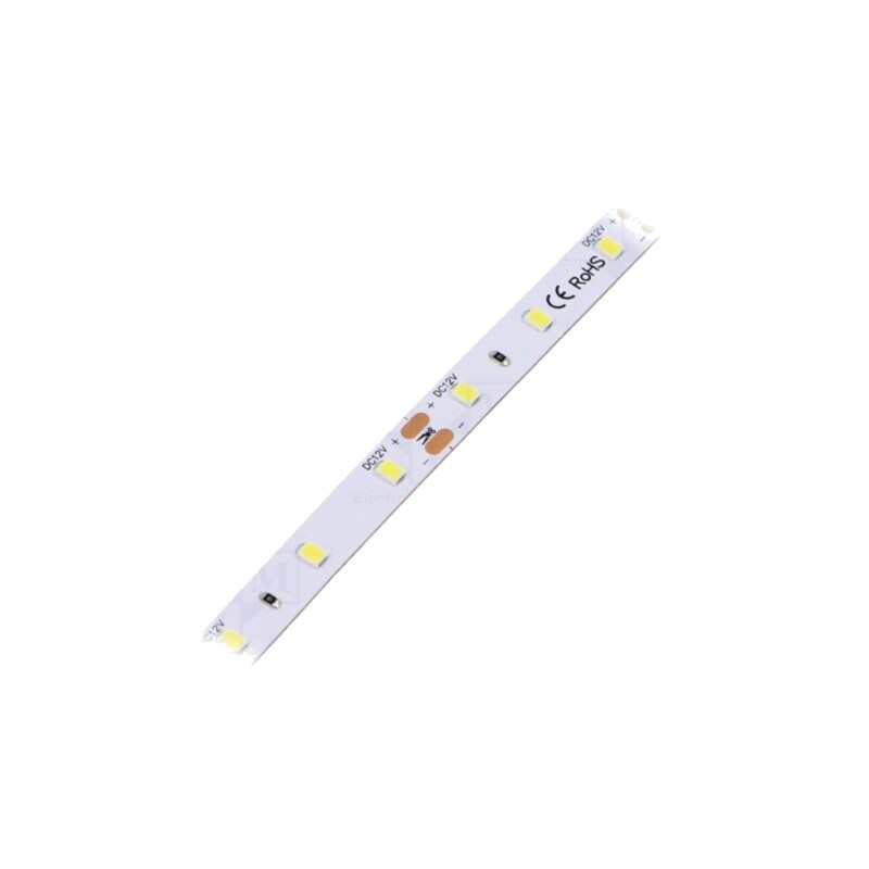 Bandă LED; albă; 2835; LED/m: 60; 8mm; IP33; 120°; 6W/m; CRImin: 80 Bandă LED; albă; 2835; LED/m: 60; 8mm; IP33; 120°; 6W/m; CRImin: 80