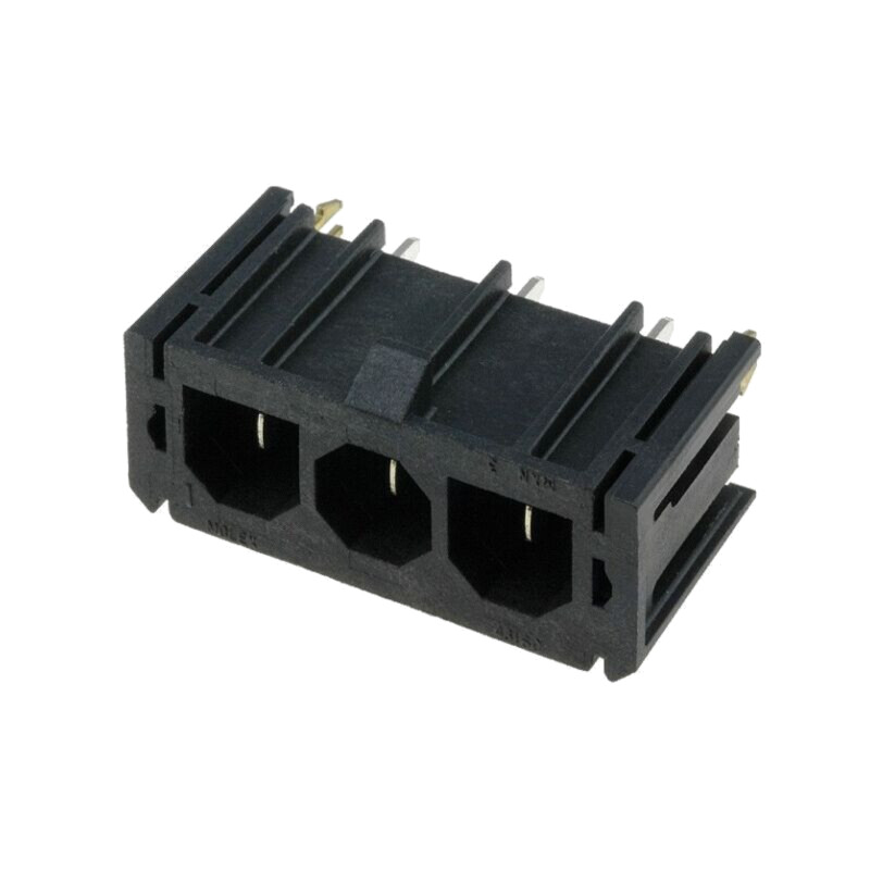Conector: cablu-placă; soclu; tată; PIN: 3; SABRE; drept; 18A; THT Conector: cablu-placă; soclu; tată; PIN: 3; SABRE; drept; 18A; THT