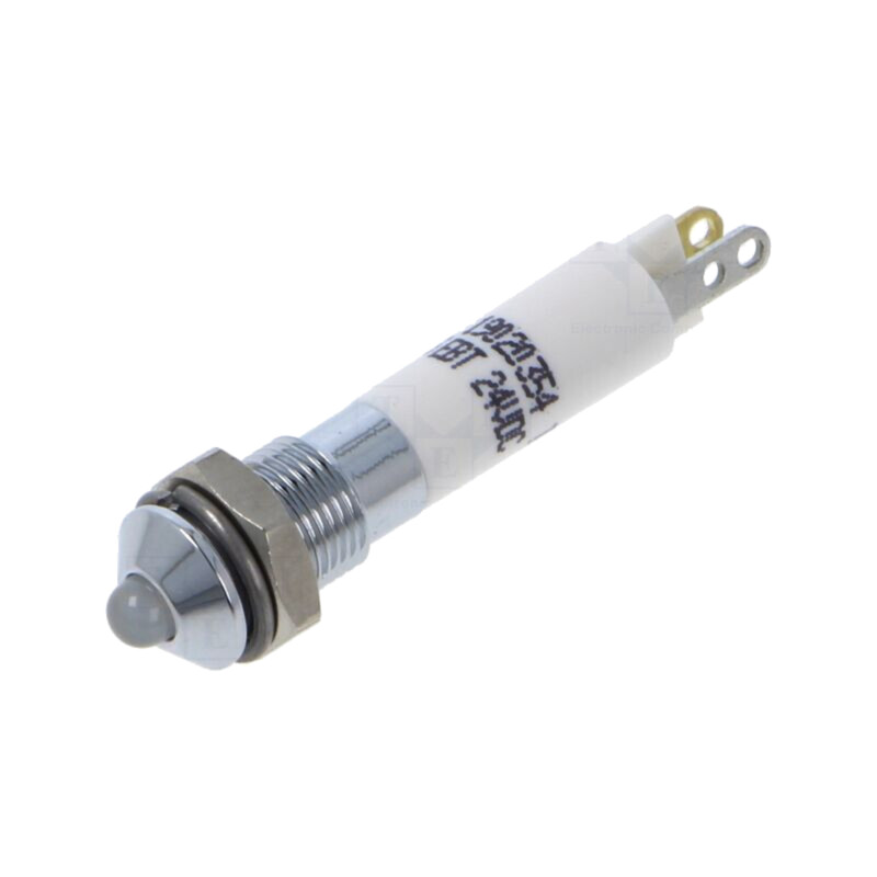 Lampă de control: LED; convex; verde/roşu; 24VDC; Ø6mm; IP40; 30mcd Lampă de control: LED; convex; verde/roşu; 24VDC; Ø6mm; IP40; 30mcd