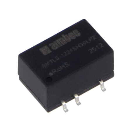 Convertor: DC/DC; 1W; Uintr: 10,8÷13,2VDC; Uieş: 24VDC; Iintr: 99mA